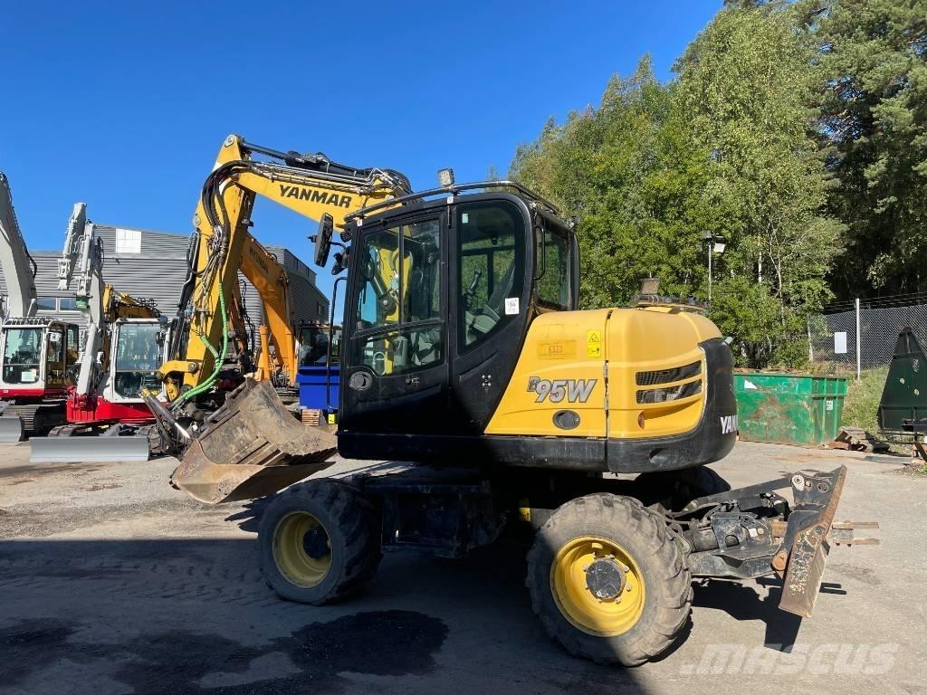 Yanmar B 95 W Gravemaskiner på hjul