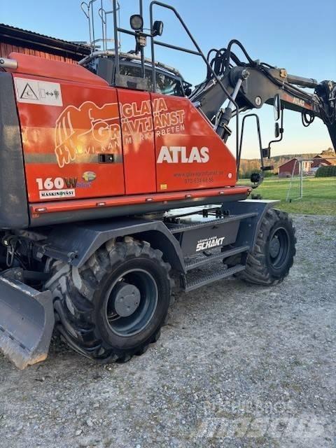 Atlas 160 W Gravemaskiner på hjul