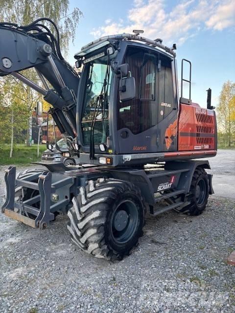 Atlas 160 W Gravemaskiner på hjul