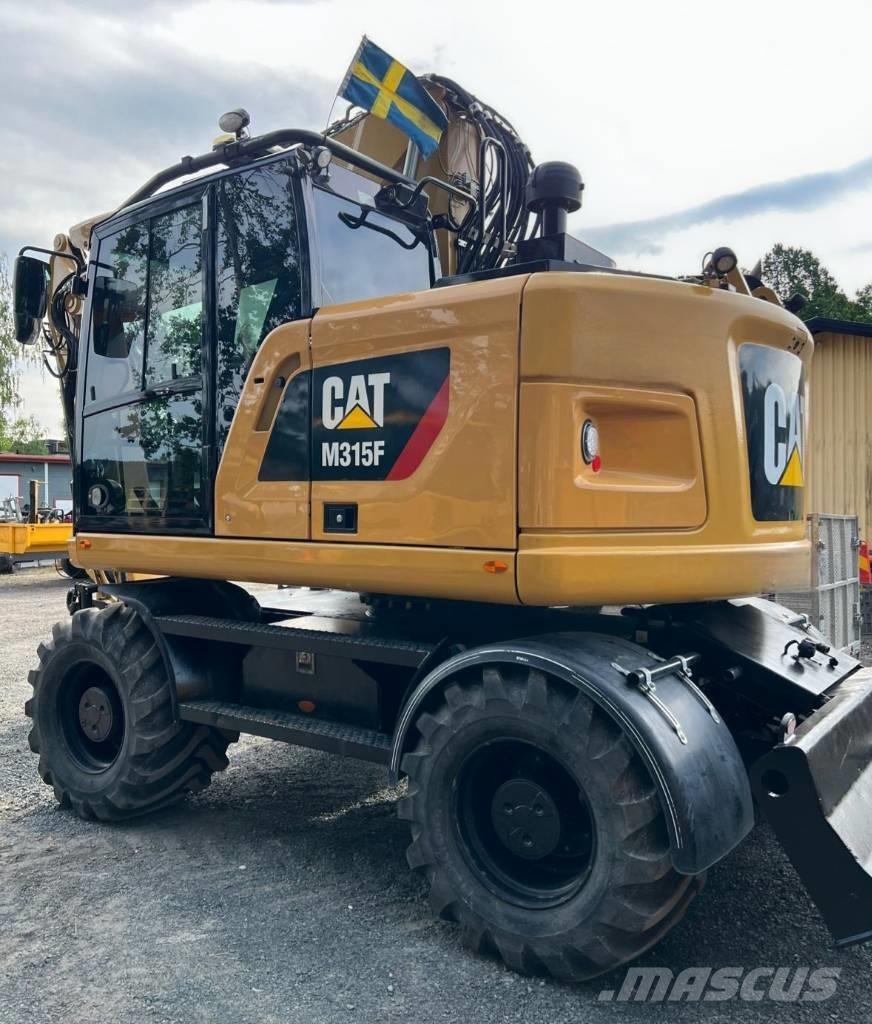 CAT 315 F Gravemaskiner på hjul