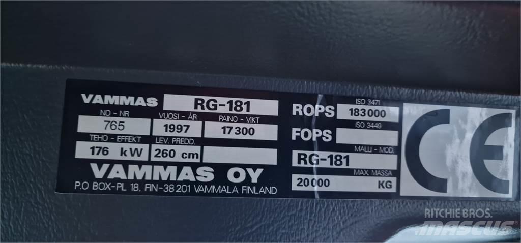 Vammas RG181 Vejhøvle / Gradere
