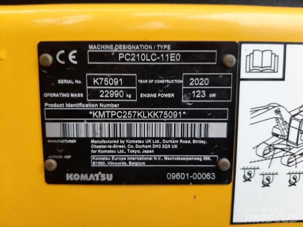 Komatsu PC 210 LC-11 Gravemaskiner på larvebånd