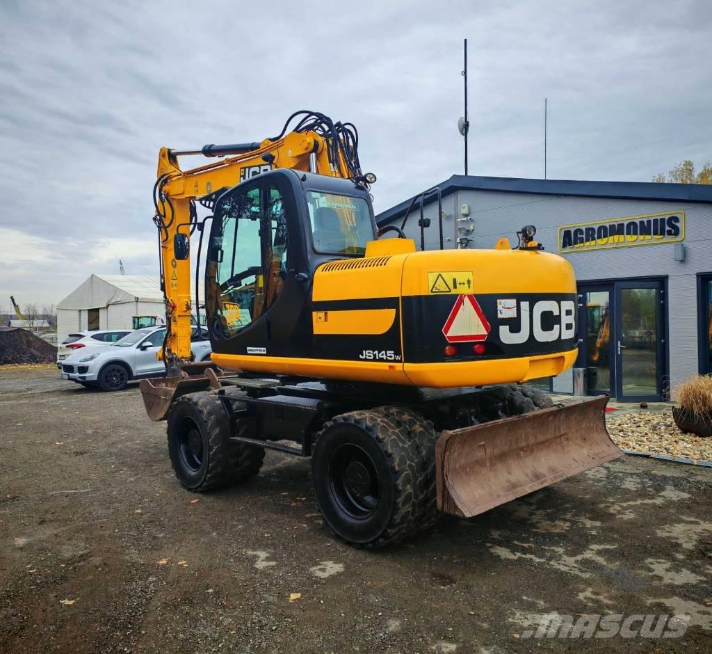 JCB JS 145 W Gravemaskiner på hjul