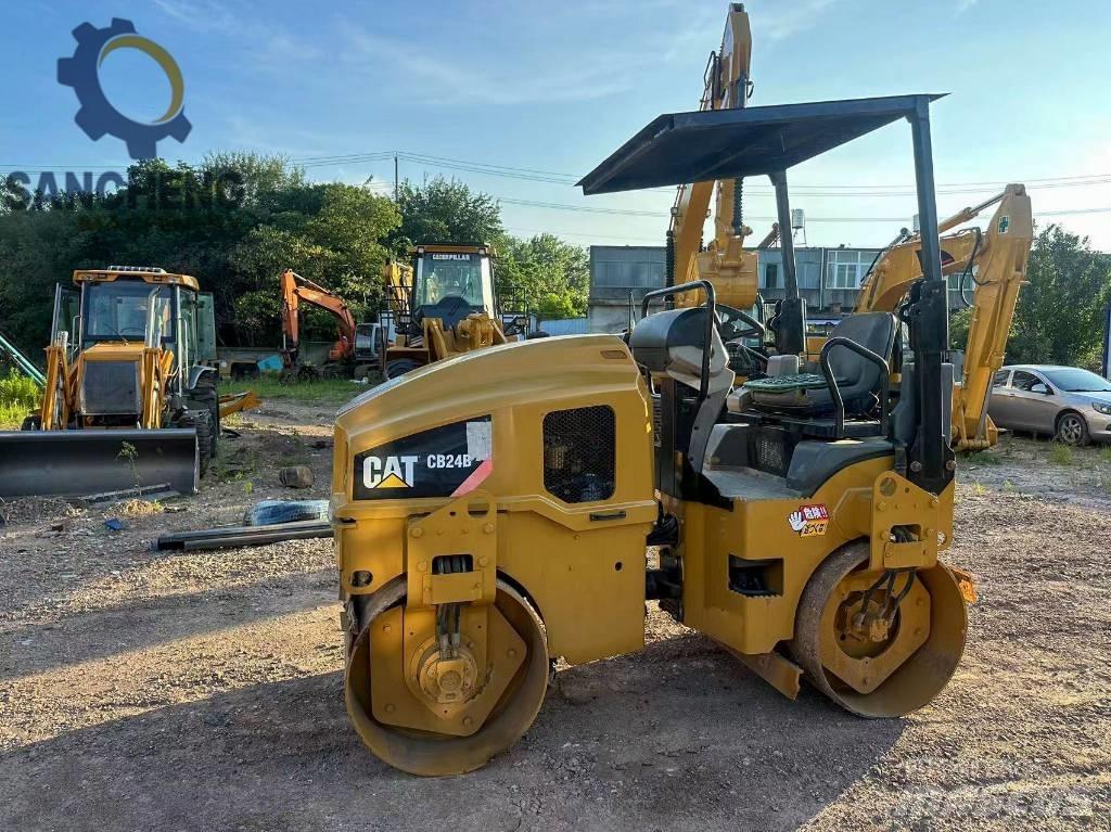 CAT CB24B Tvilling tromle