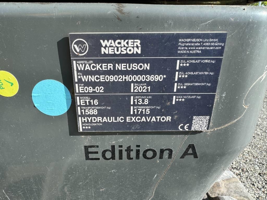 Wacker Neuson ET16 Gravemaskiner på larvebånd