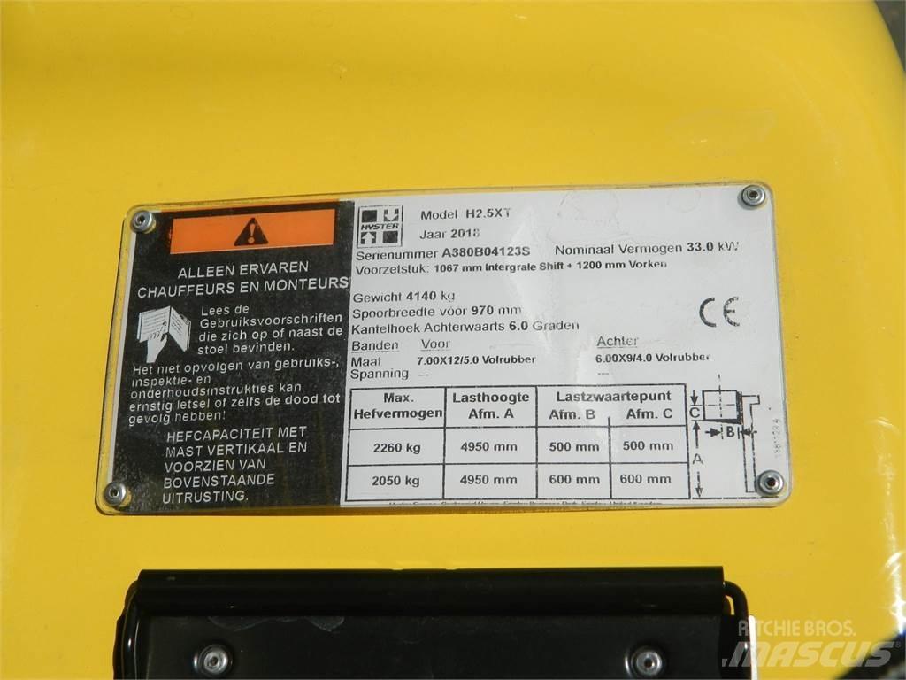 Hyster H2 50XT Diesel gaffeltrucks