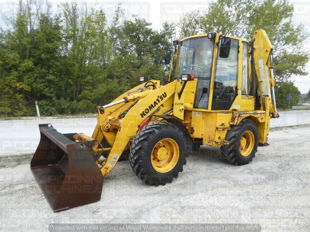 Komatsu WB70A Rendegravere