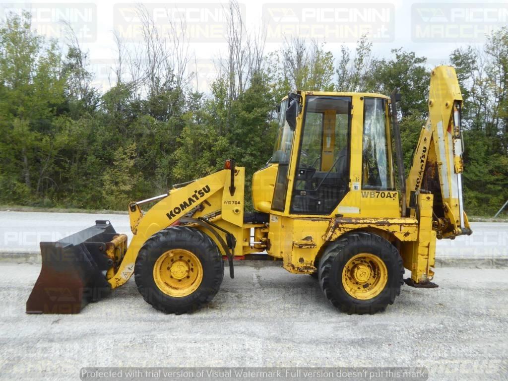 Komatsu WB70A Rendegravere