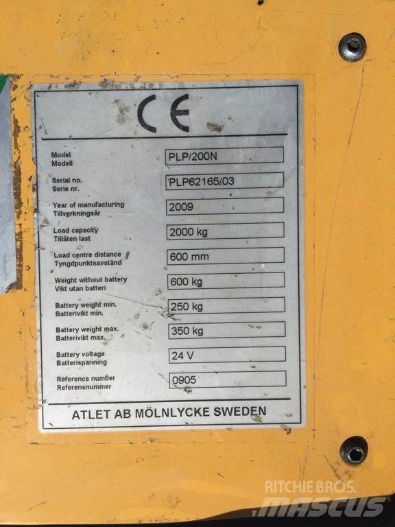 Atlet PLP200N Løftevogne