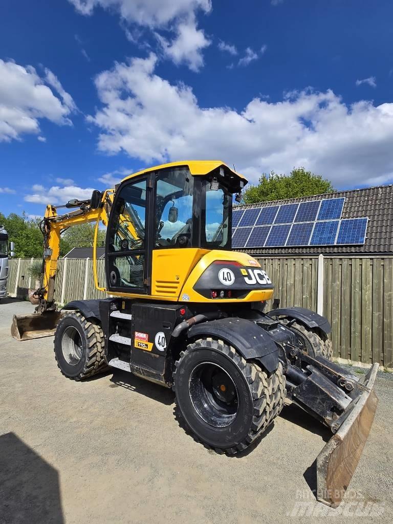 JCB 110 W Hydradig Gravemaskiner på hjul