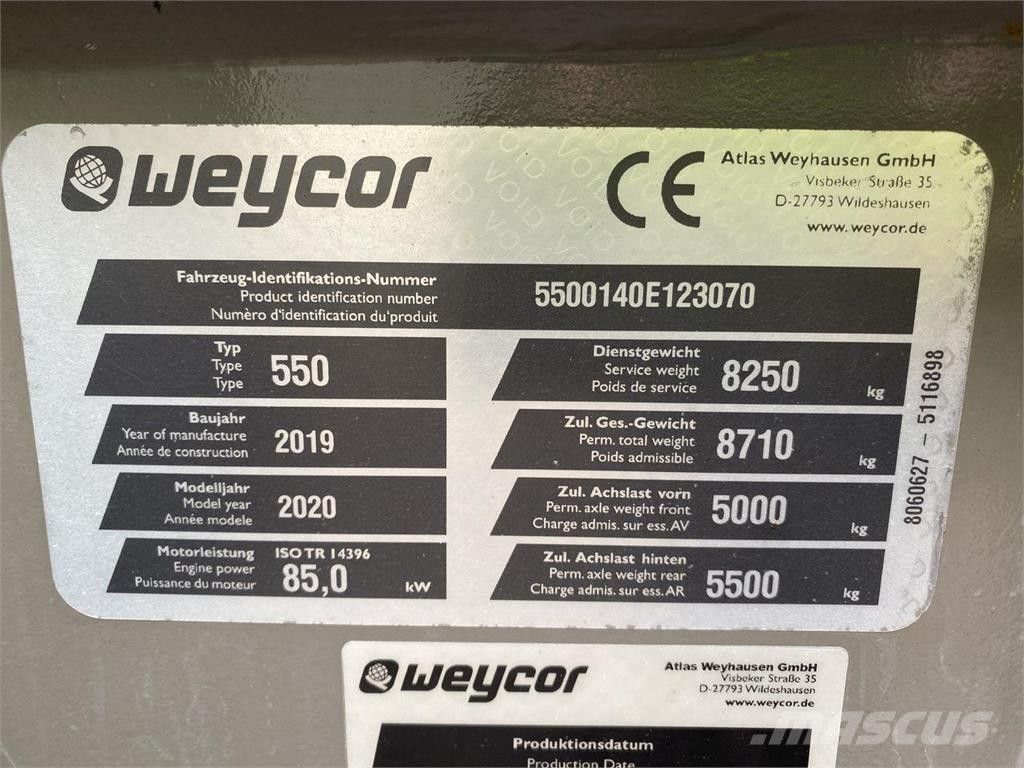 Weycor AR550 HS Læssere