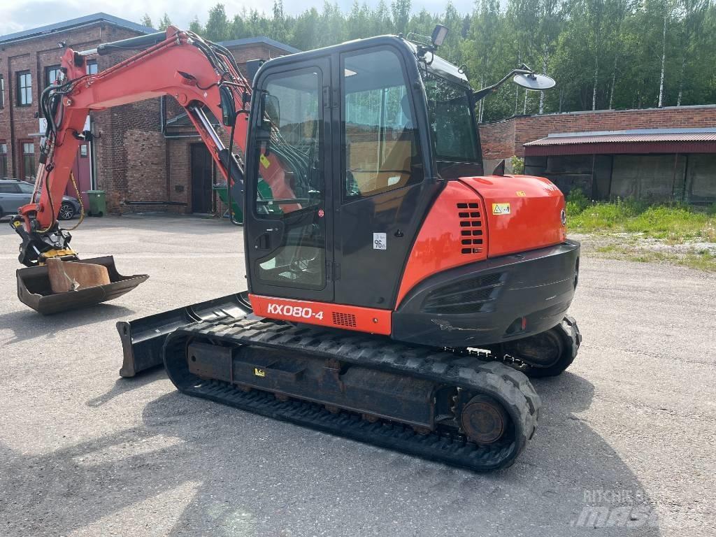 Kubota KX 080-4 Midi-gravemaskiner 7t - 12t