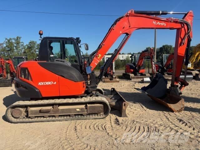 Kubota KX 080-4 Midi-gravemaskiner 7t - 12t