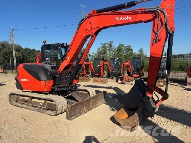Kubota KX 080-4 Midi-gravemaskiner 7t - 12t