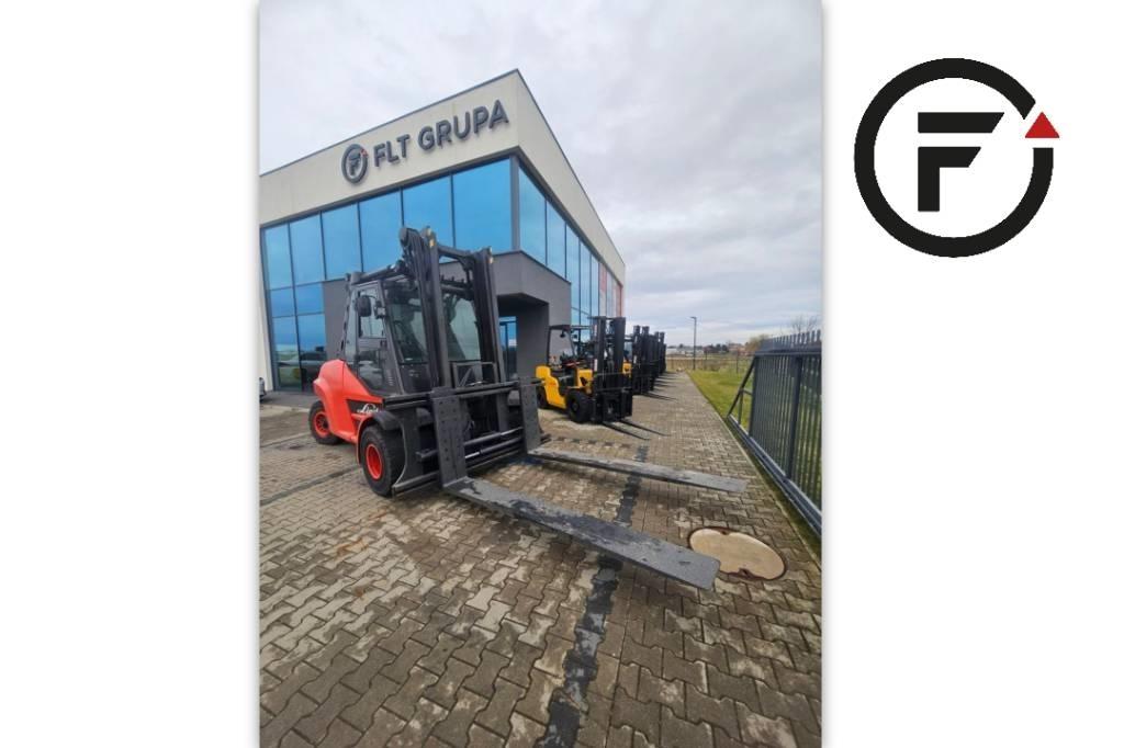 Linde H80T-02/1100 LPG gaffeltrucks