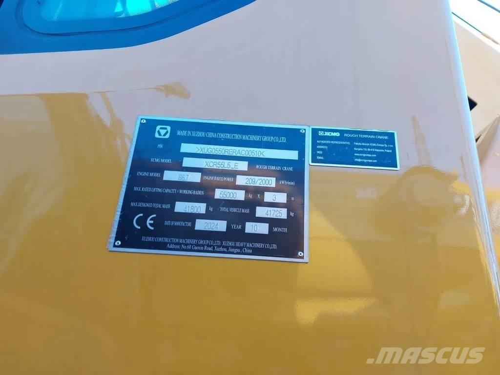 XCMG XCR55L5_E Kraner til hårdt terræn