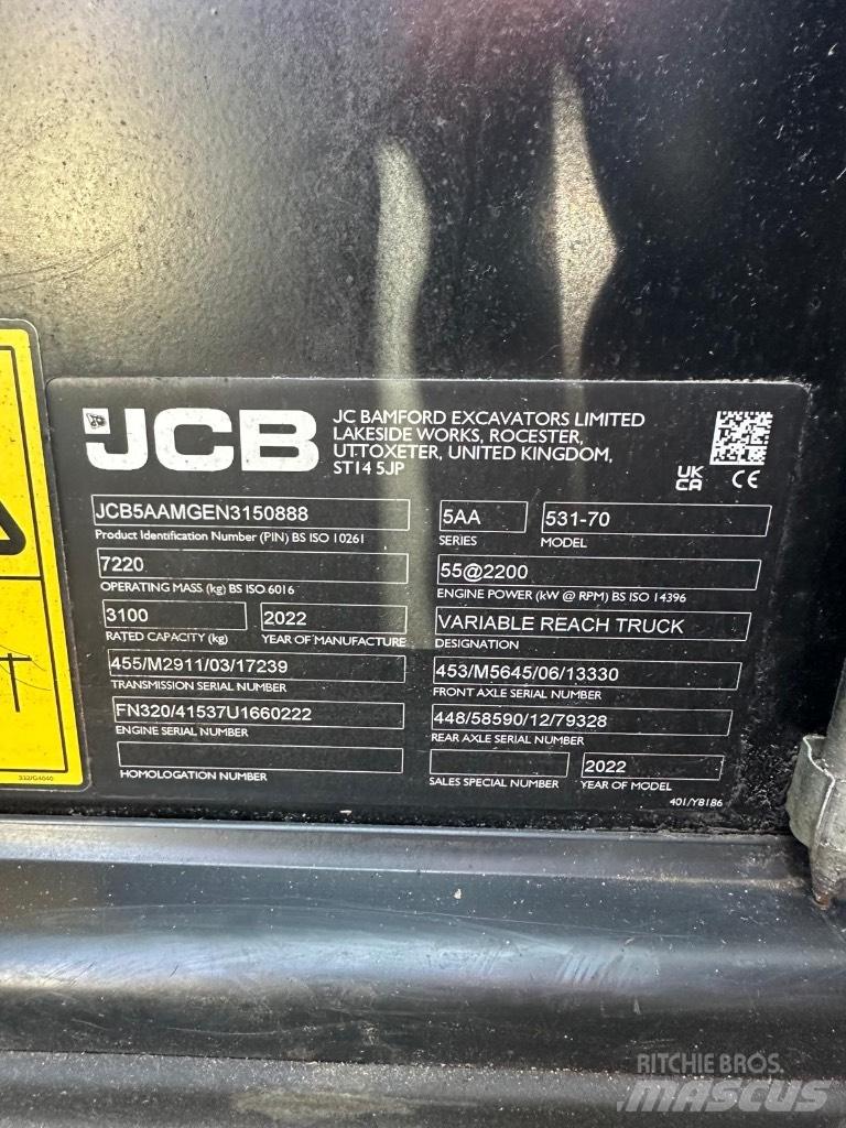 JCB 531-70 Teleskoplæssere