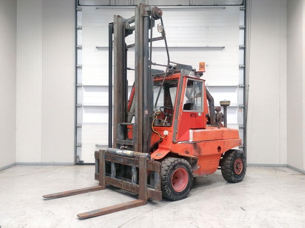 Linde H70DW Diesel gaffeltrucks