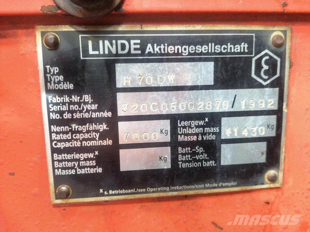 Linde H70DW Diesel gaffeltrucks