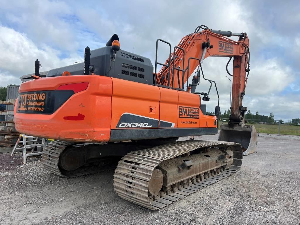 Doosan DX 340 LC-5 Gravemaskiner på larvebånd