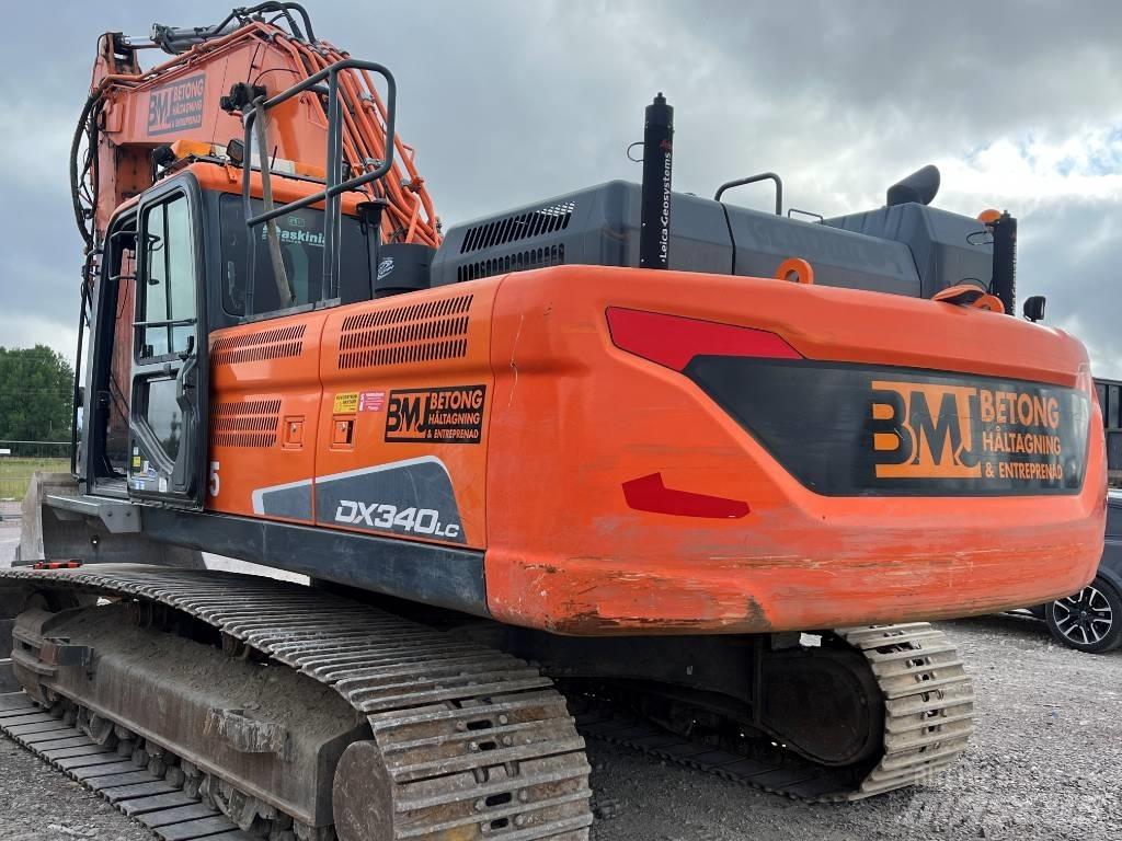 Doosan DX 340 LC-5 Gravemaskiner på larvebånd