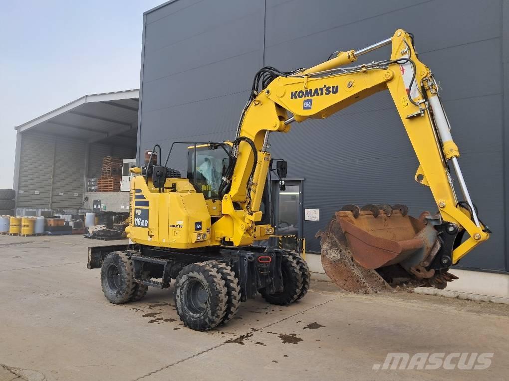 Komatsu PW118MR-11 Gravemaskiner på hjul