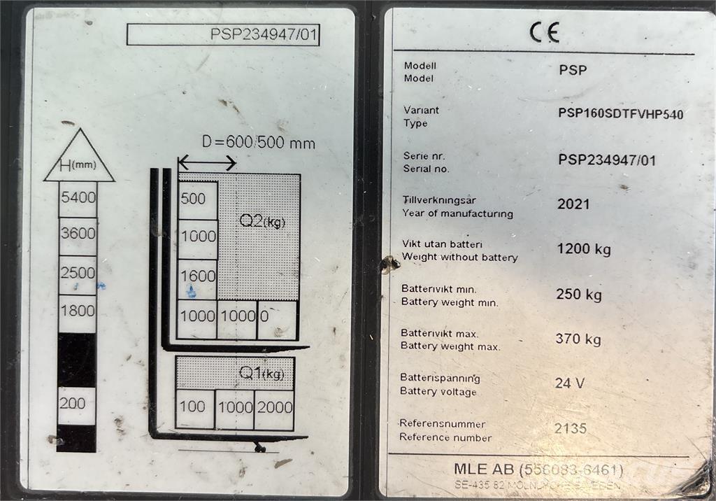 Atlet PSP160 Selvkørende stablere