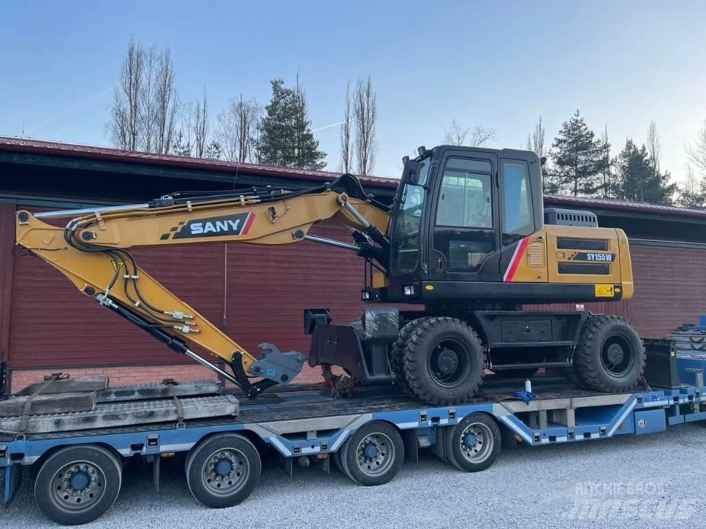 Sany SY155W Gravemaskiner på hjul