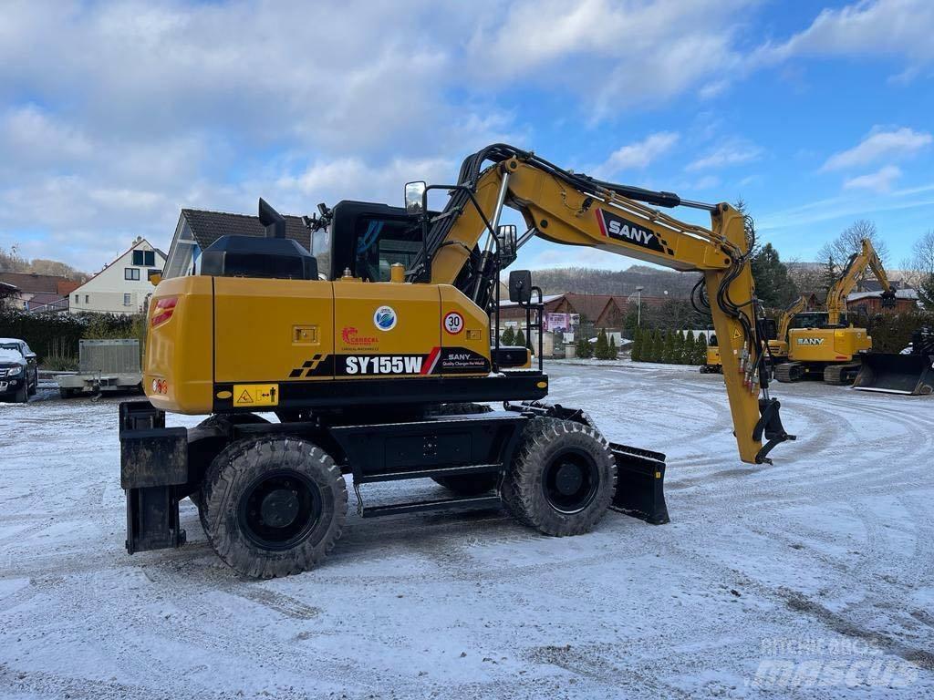 Sany SY155W Gravemaskiner på hjul