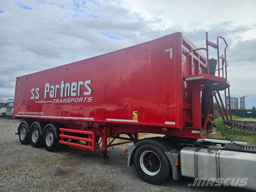 Stas 53m3 Semi-trailer med tip