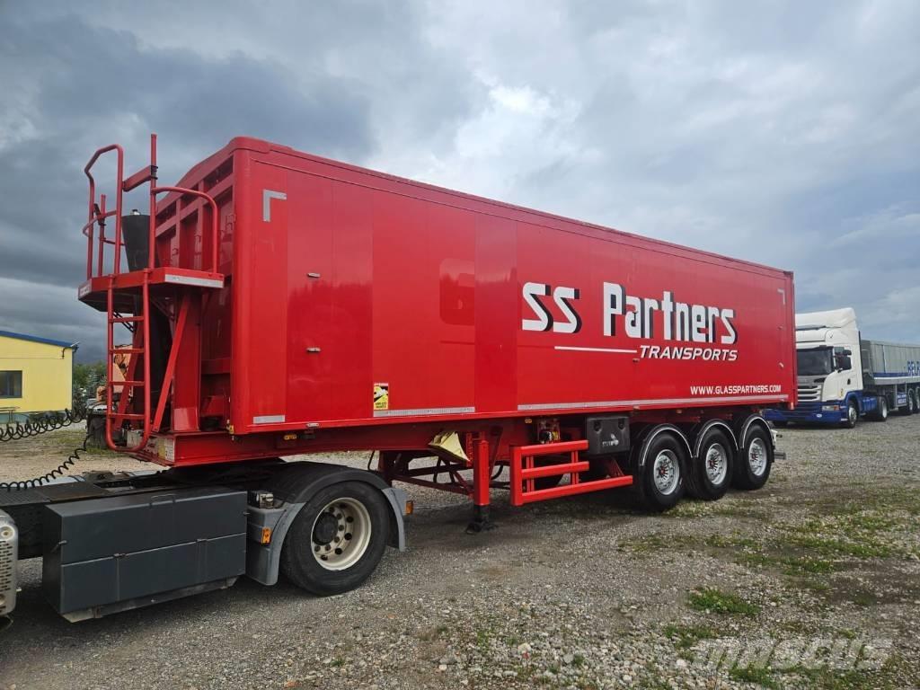 Stas 53m3 Semi-trailer med tip