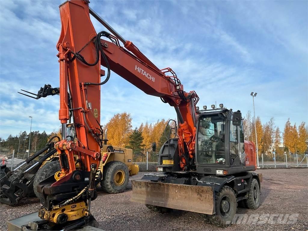 Hitachi ZX 170W-3 Gravemaskiner på hjul