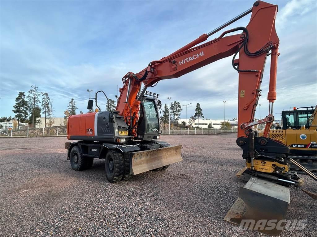 Hitachi ZX 170W-3 Gravemaskiner på hjul