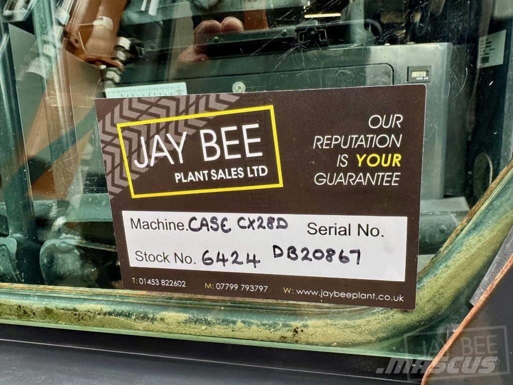 CASE CX28D Minigravemaskiner