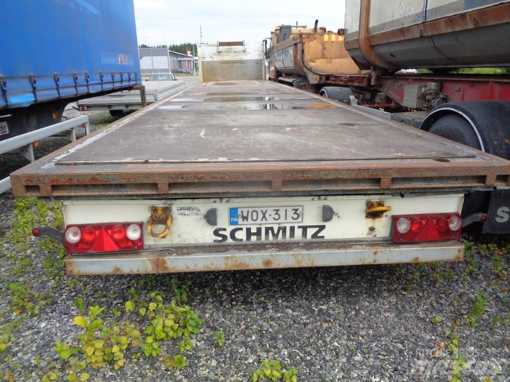 Schmitz S 01 Semi-trailer med lad/flatbed