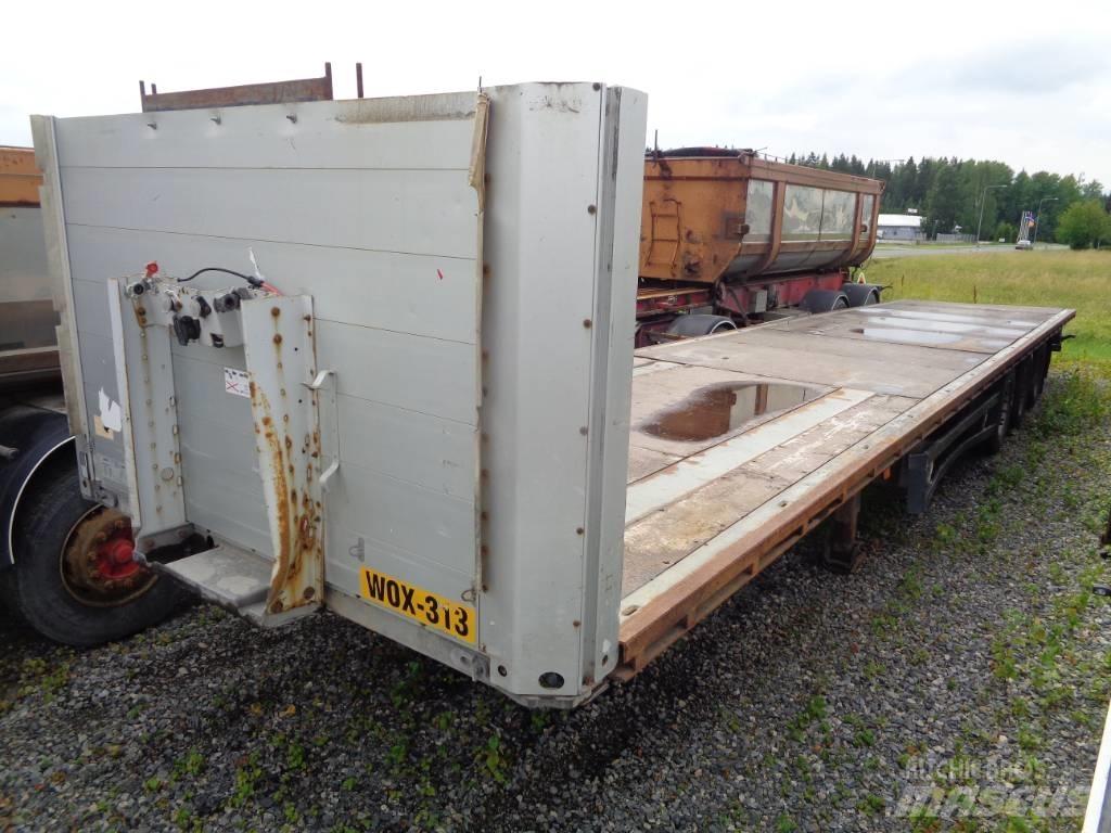 Schmitz S 01 Semi-trailer med lad/flatbed