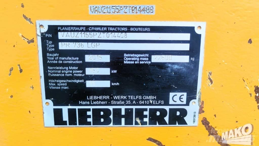 Liebherr PR 736 LGP Bulldozer på larvebånd