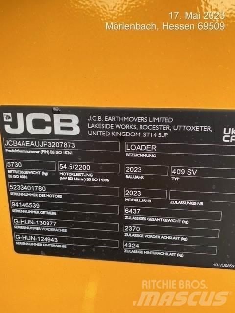 JCB 409 Læssemaskiner på hjul