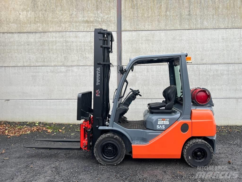 Toyota 02-8 FGF 25 LPG gaffeltrucks