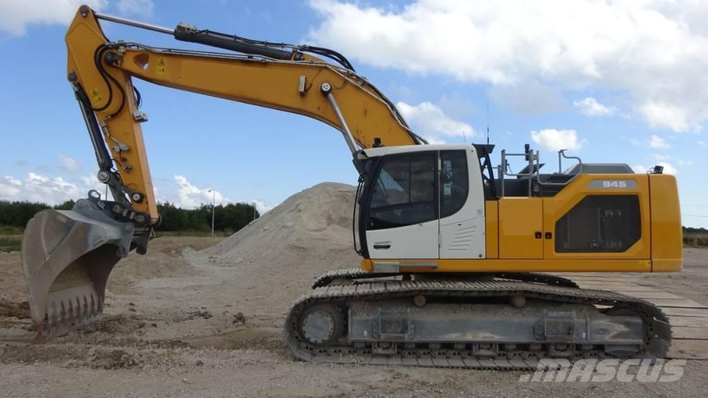 Liebherr R945 3d GPS Gravemaskiner på larvebånd
