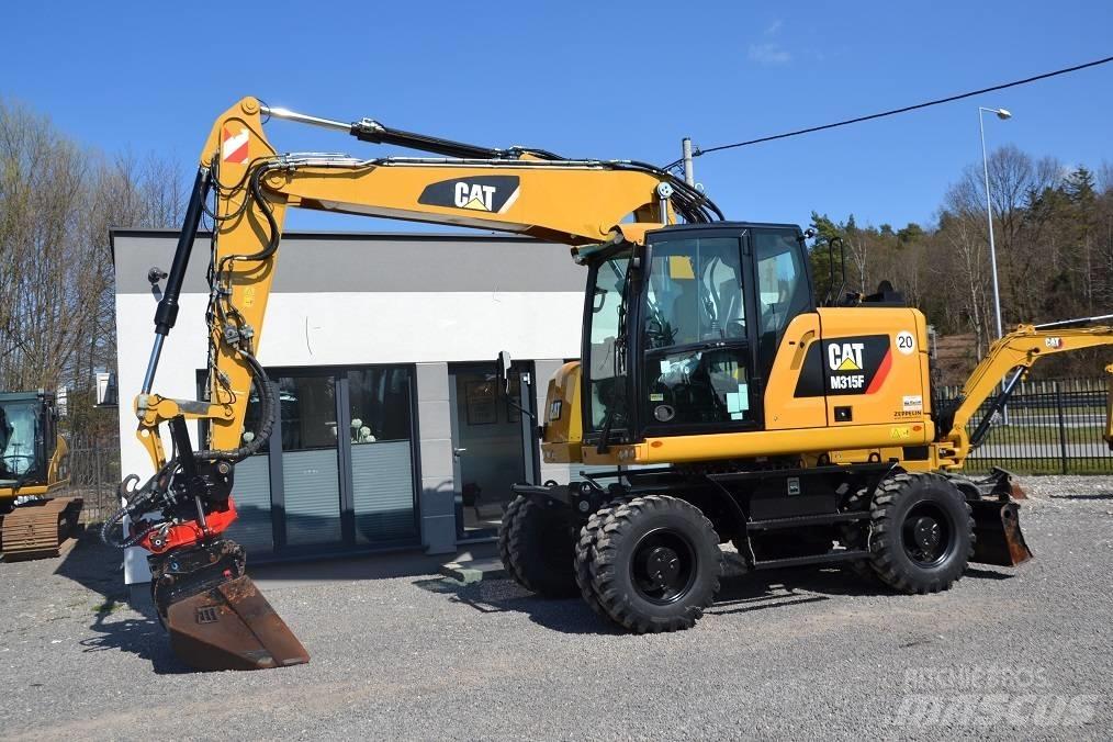 CAT M 315 F Gravemaskiner på hjul