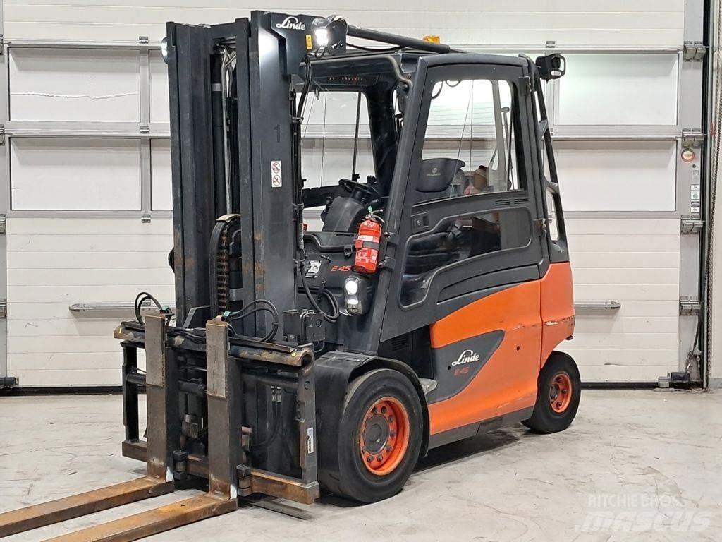 Linde E45H-01/600 El gaffeltrucks
