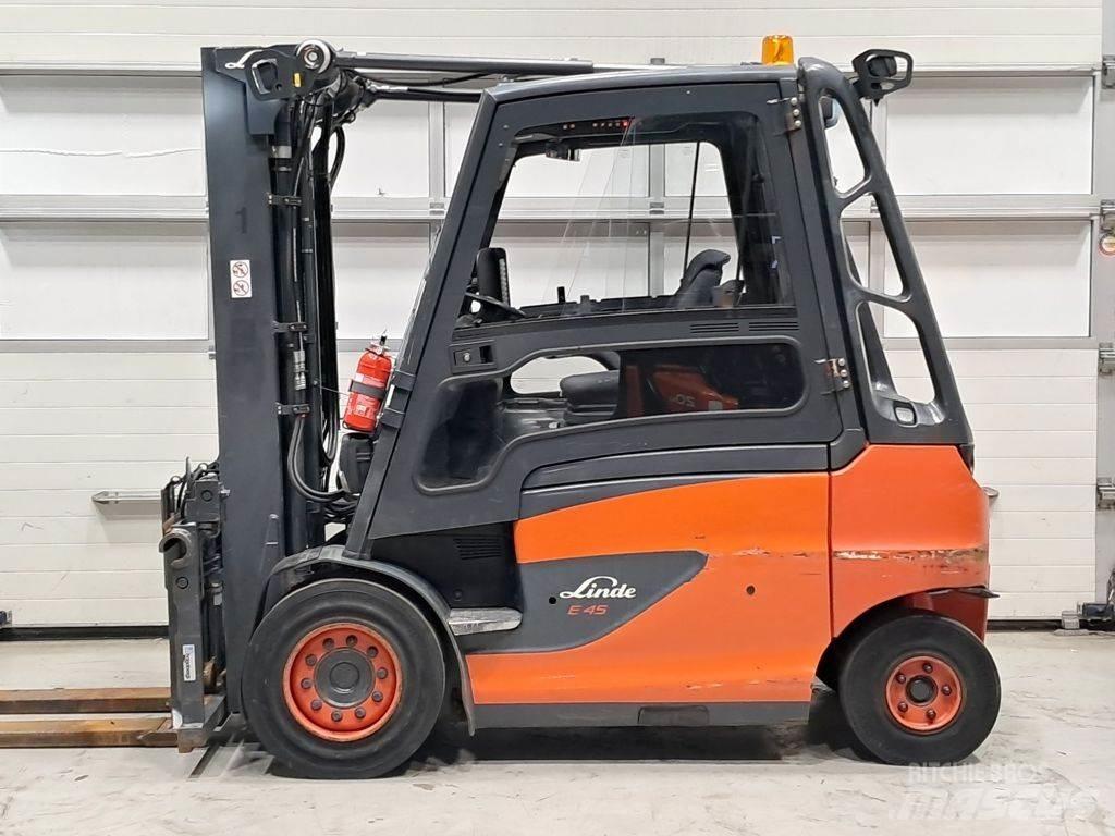 Linde E45H-01/600 El gaffeltrucks