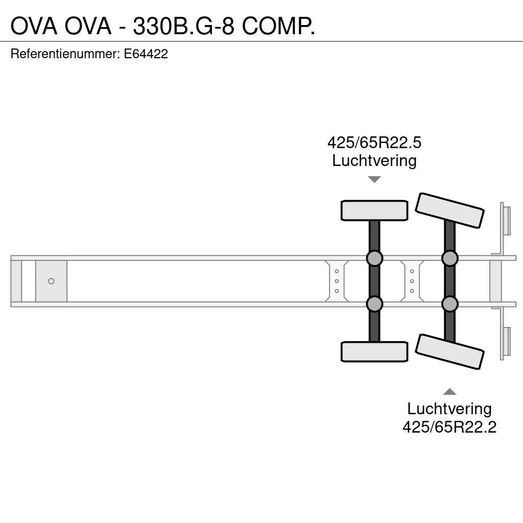 OVA - 330B.G-8 COMP. Semi-trailer med Tank