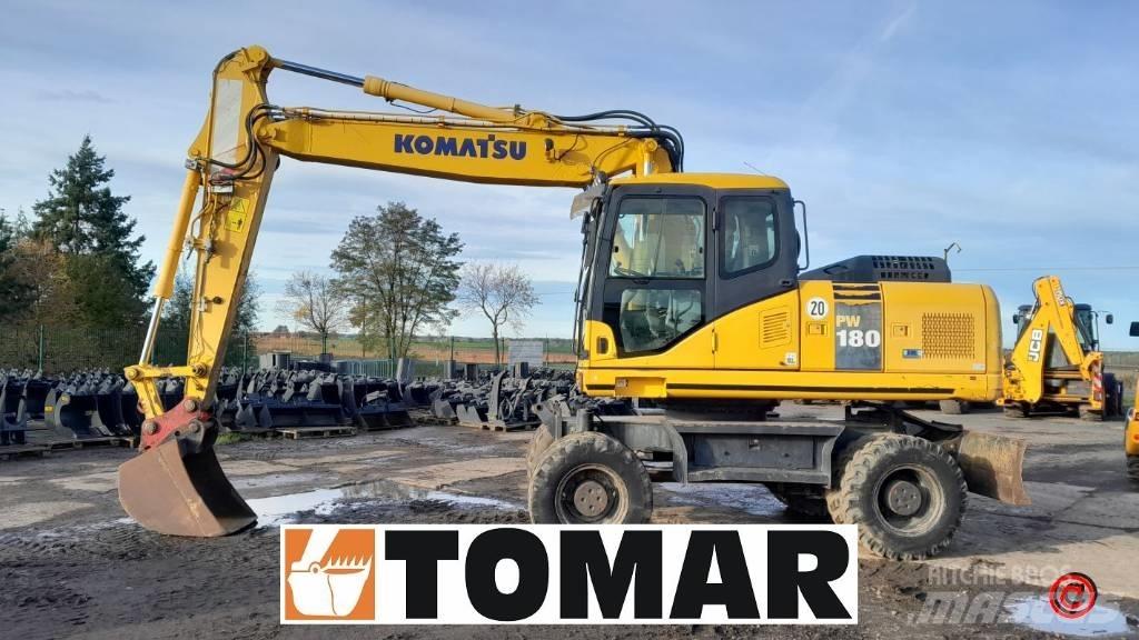 Komatsu PW 180-7 Gravemaskiner på hjul