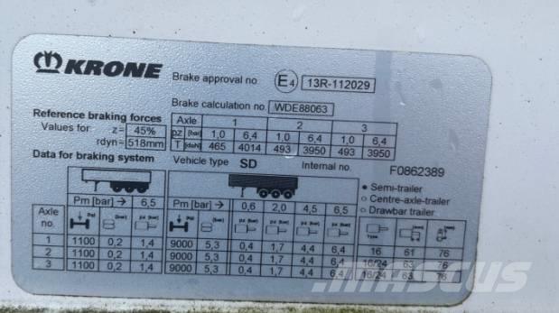 Krone SD Gardinanhænger