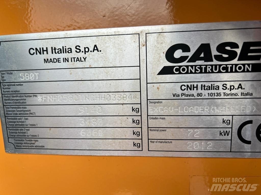 CASE 580 T Rendegravere