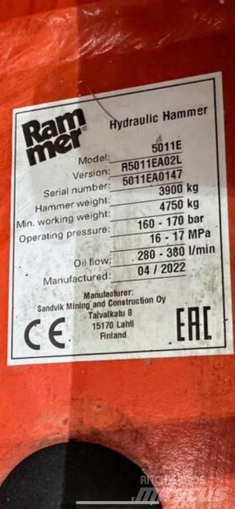 Rammer 5011 E Hydraulik / Trykluft hammere