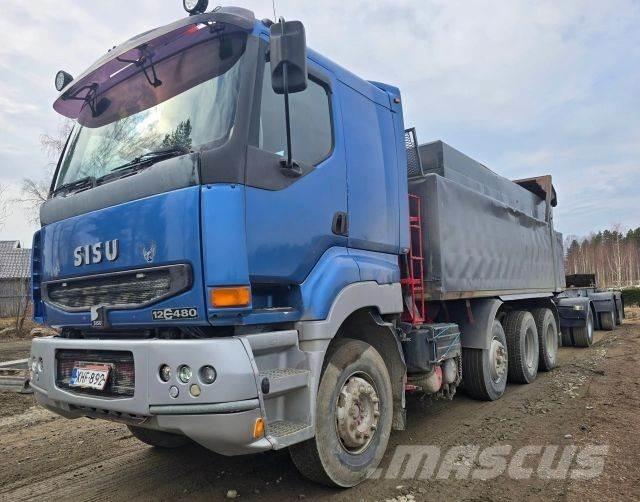 Sisu E12M 8X4 Lastbiler med tip