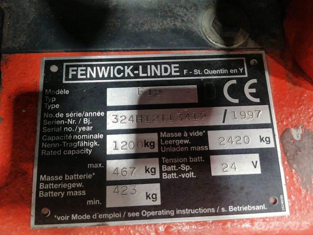 Linde E12 El gaffeltrucks